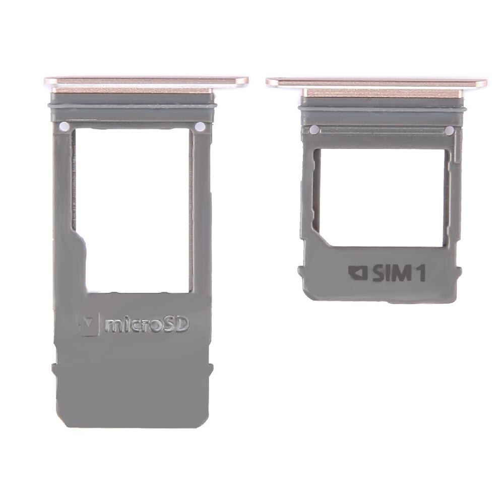 iPartsBuy SIM Card Tray + Micro SD Card Tray, Single Card for Galaxy A5 ) / A520 &amp; A7 ) / A720: Pink