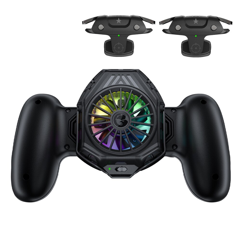 Gamesir  f8 pro snowgon mobil kjøling gamepad, mobiltelefonkjøler med kjølevifte, spillkontroller for android/iphone: F8 pro og  f5
