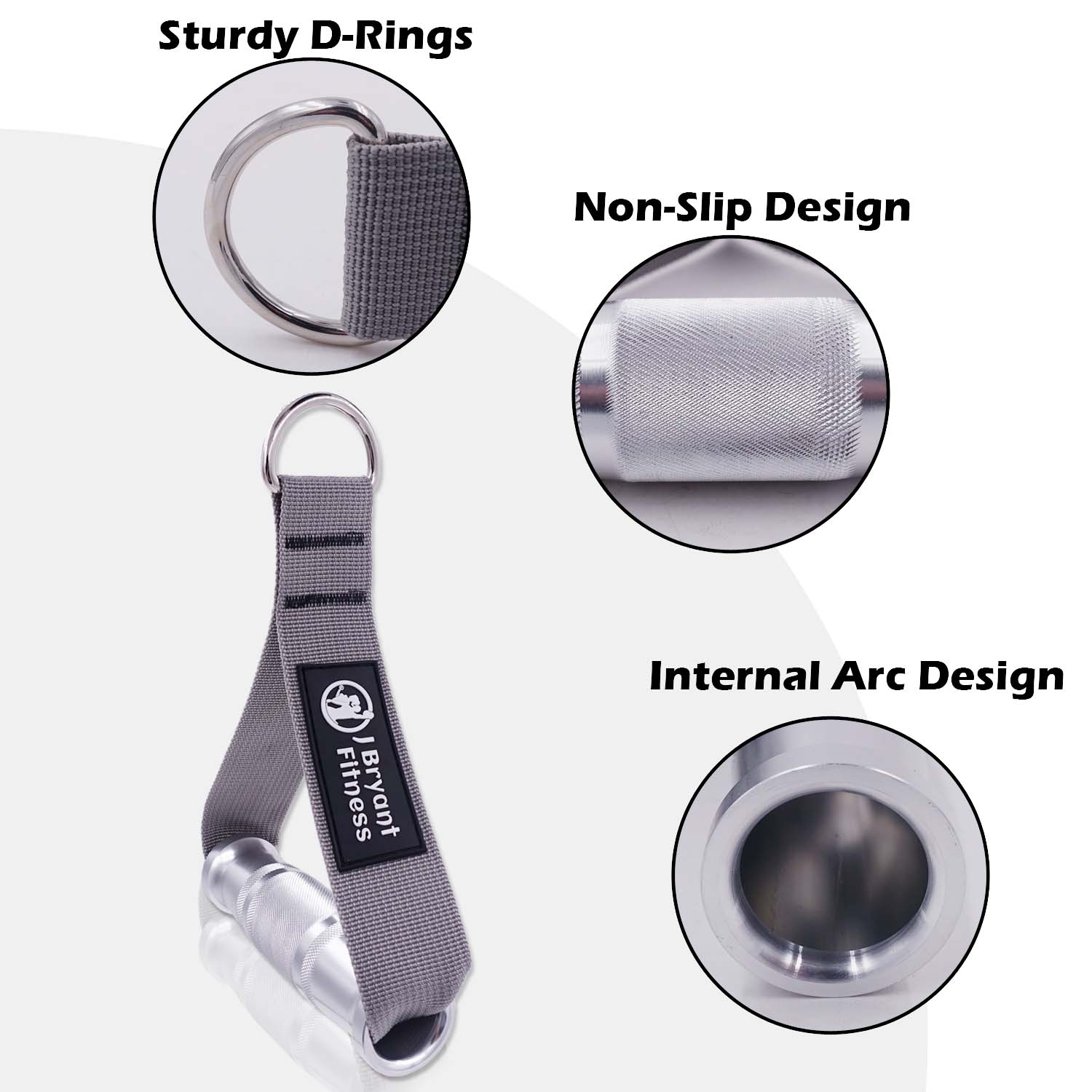 Portable Metal Gym Double D Handles V Bar for Cable Machine LAT Pull Down T-bar Row Training Landmines Handles Workout Equipment