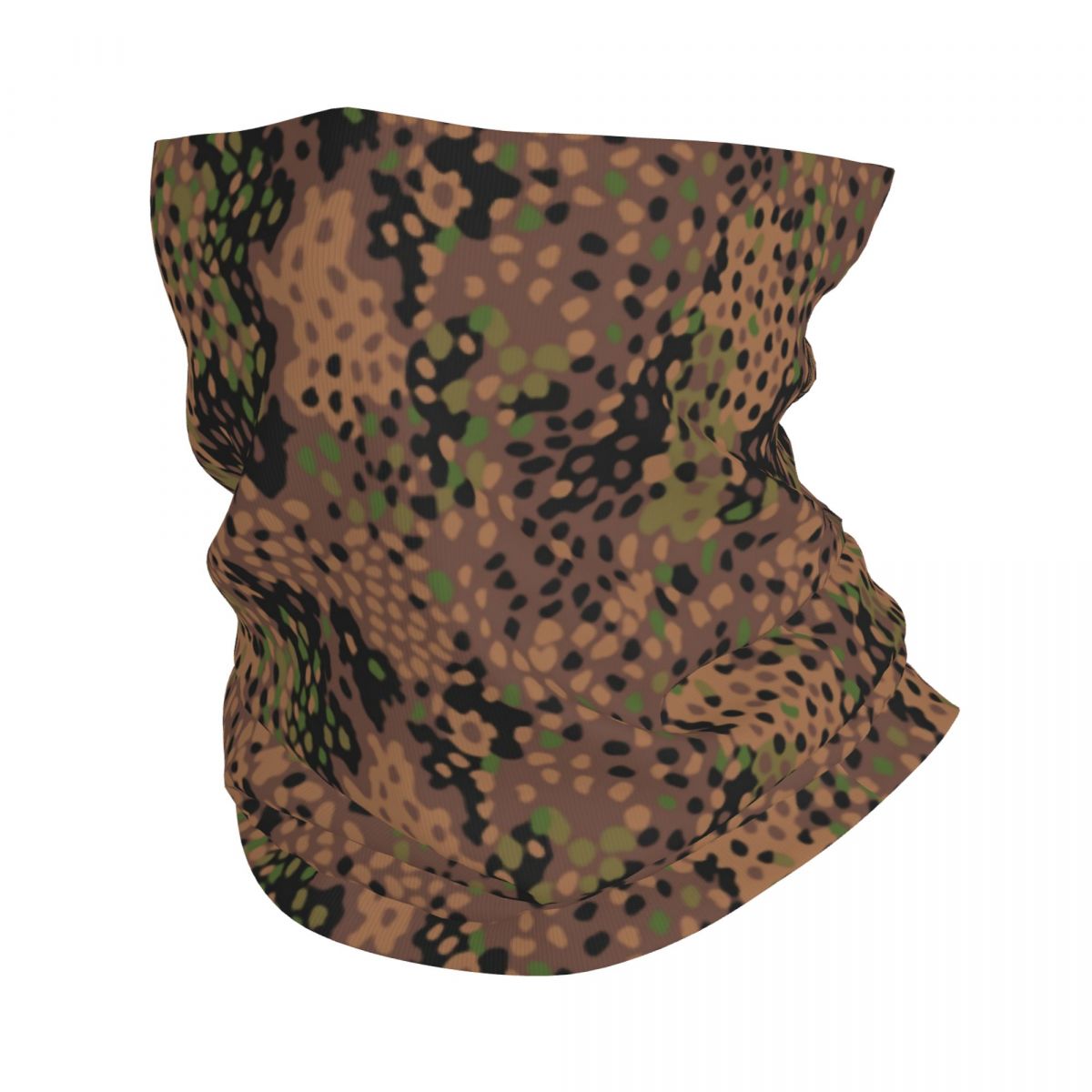 Custom Germany Splinter Camo Bandana Neck Gaiter UV Protection Face Scarf Cover Splittertarn Camouflage Headwear Tube Balaclava: Beige