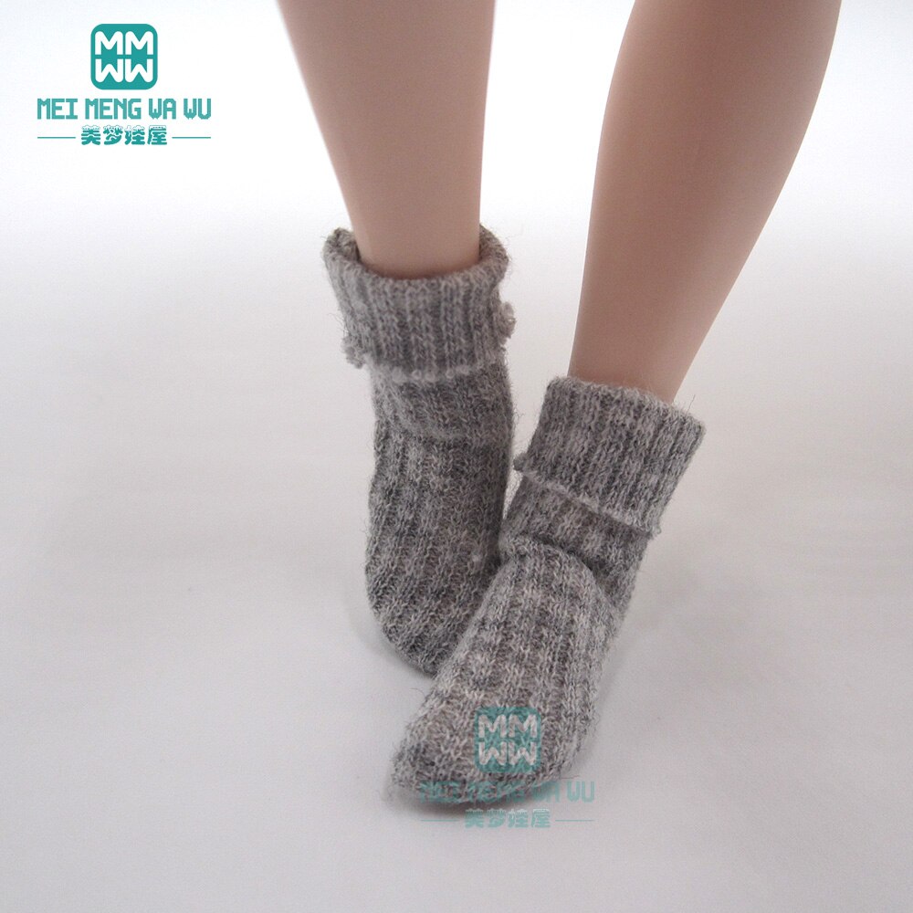 1/6 blyth Azone accesorios de ropa para muñecas calcetines de caramelo de rosa, rojo, azul, caqui