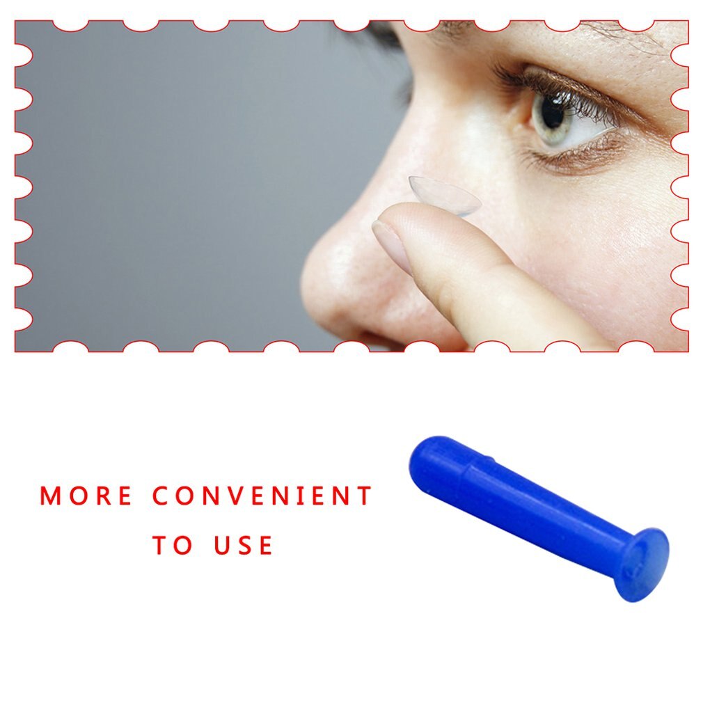 Contact Lens Suction Stick Silicone Integrated Hollow Shaping Wearing Stick Corneal Plastic Lens Removal Stick