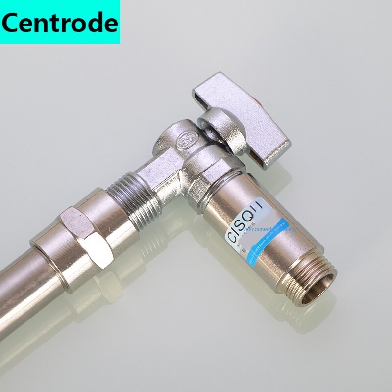 Triangle Valve 1/2IN 3/4IN Copper Ball Core Natural Gas Pipeline Stop Valve Eight-character Valve Large Flow Switch Ball Valve