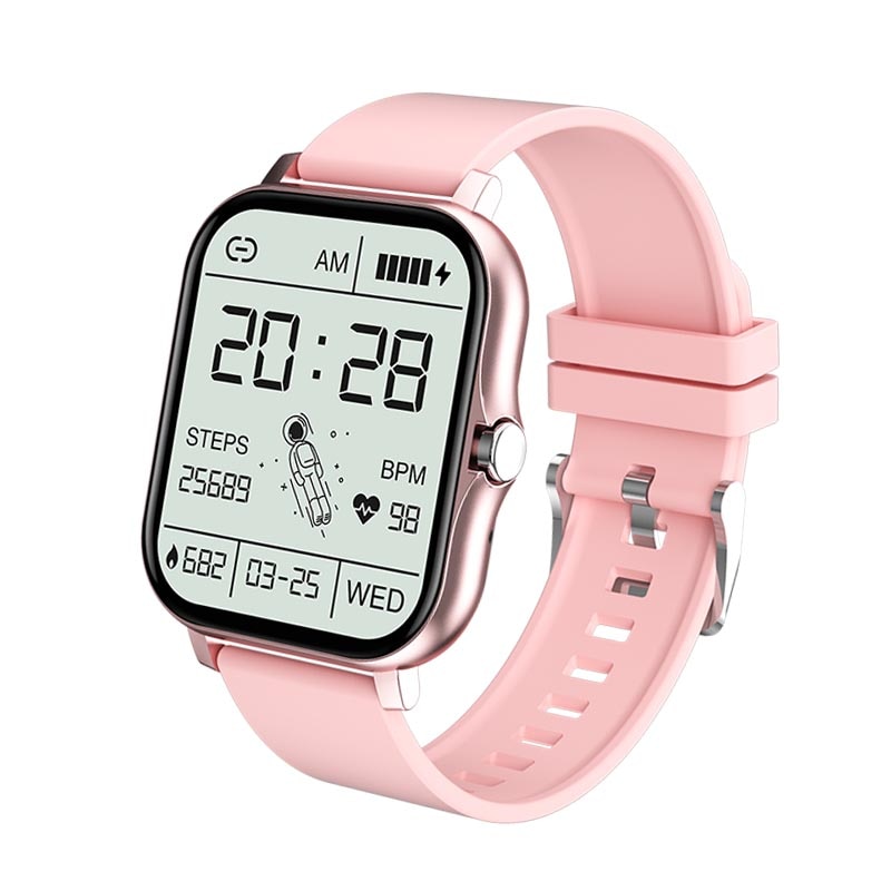 LIGE-Full Touch Screen Relógio Inteligente para Homens e Mulheres, Relógio De Pulso Esportivo, Relógios De Fitness, Chamadas Bluetooth, Smartwatch Digital, Presente, 2024: Preto