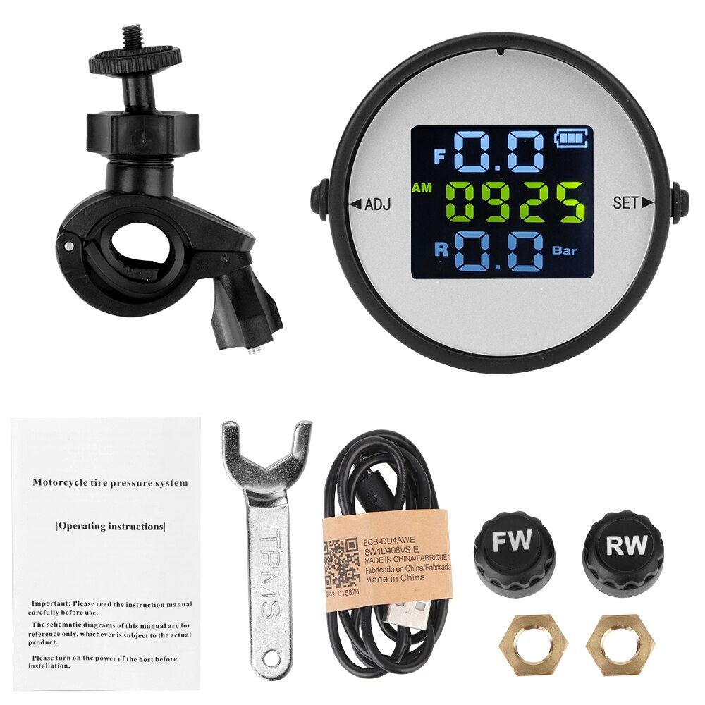 Lcd Display Waterdichte Tyre Pressure Monitor Syst Grandado