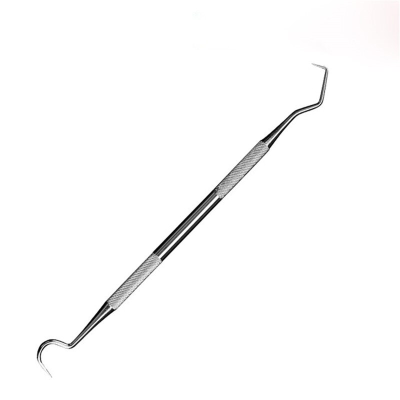 Double-ended Tooth Scaler Dentistry Instrument Dental Examine Teeth Cleaning Tool Stainless Steel Tooth Care Tool