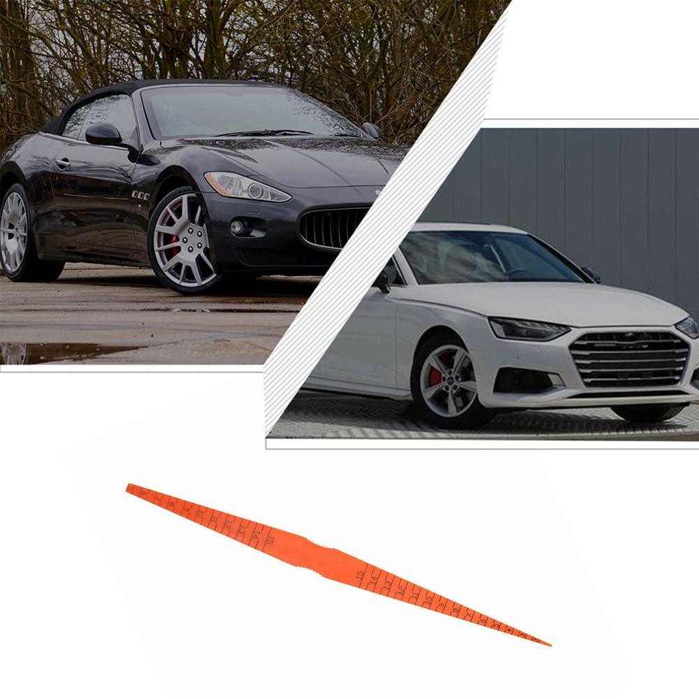 Car Door Panel Gap Alignment Gauge Moulding Alignment Gauge Measuring Tool Taper Gauge Scale Wedge Feeler Gauge