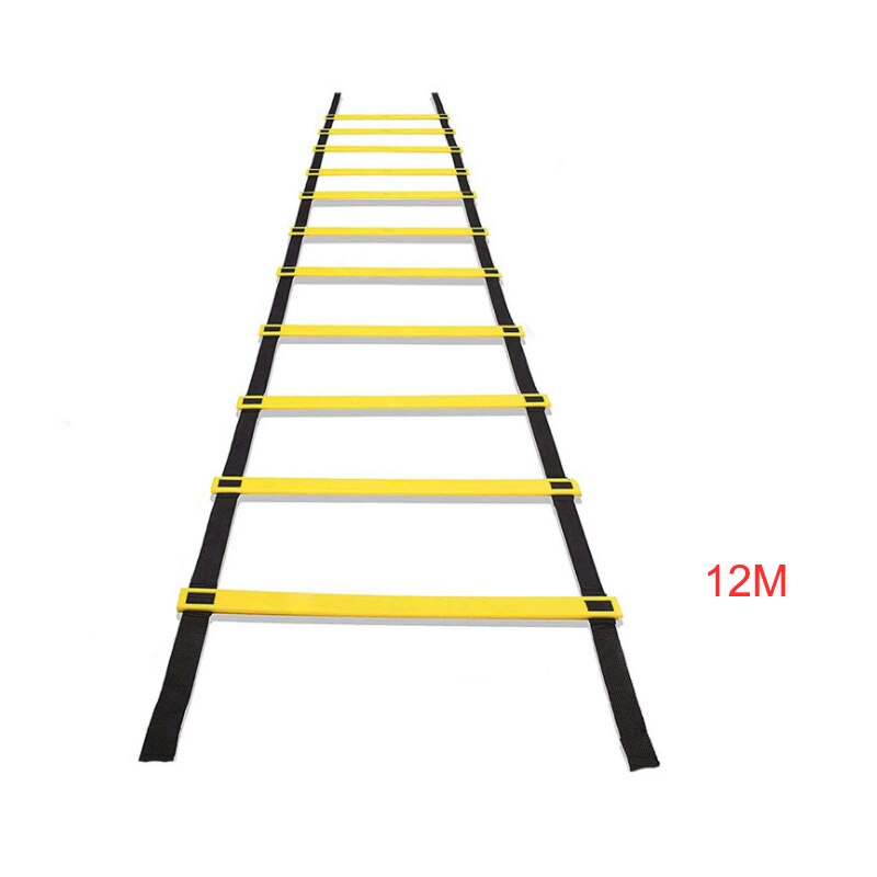 Agility stege fotboll hastighet utomhus träning trappor remmar rep gym justerbart hoppa galler finesser utrustning tillbehör: 10m