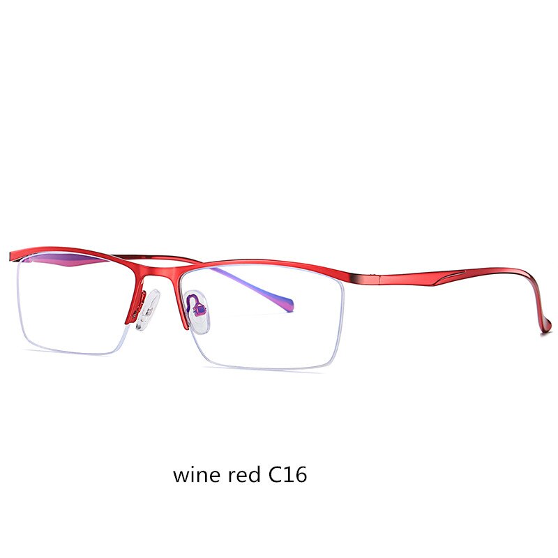 Roupai Blauw Licht Glazen Voor Mannen Computer Gaming Straling Ray Blauw Blokkeren Bril Blocker Bril Lentes Para Computadora: wine red C16