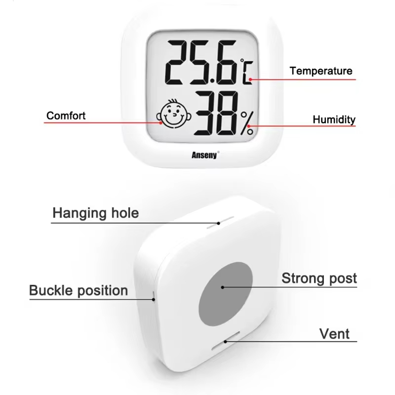 Xiaomi Mijia – thermomètre et hygromètre numérique LCD, Mini compteur électronique de température et d'humidité, jauge météo