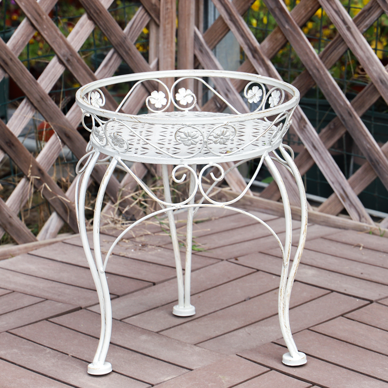 Estante para macetas de metal resistente: soporte para plantas de interior/exterior | Estantes ajustables y resistentes al óxido para jardín, patio y decoración del hogar