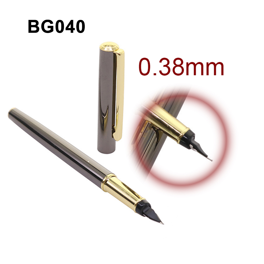 Vulpen Heilige Glyph Bocht Relief Kalligrafie Art Pen Kalligrafie Pen De Waren Twee Nib Extra Twee Pen tips: Single nib 0.38mm