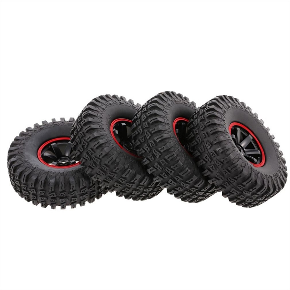 4Pcs Klimmen Auto Off-Road Velg En Banden Voor 1/10 Monster Truck Racing Rc Auto Accessoires Component