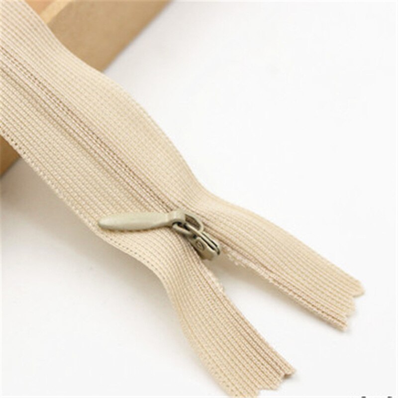 60cm cremalleras invisibles DIY Nylon bobina cremallera para costura ropa cojín herramienta cojín sastre: 05