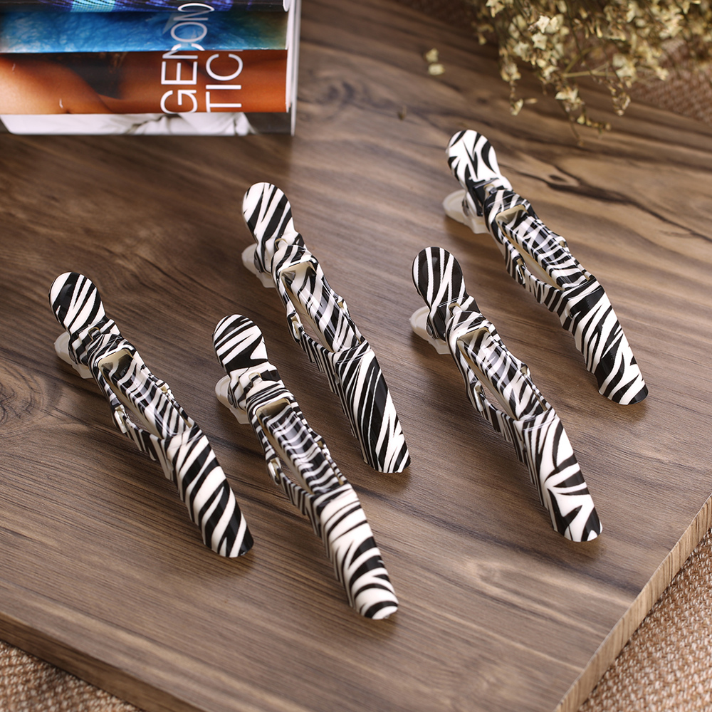 Pinzas para el pelo de cocodrilo para peluquería, pinzas para secar el pelo, accesorios para horquillas, herramientas de estilismo para el cuidado del cabello, 5 uds.