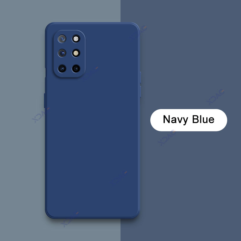 Für OnePlus 8T 5G doppelt Liner Telefon fallen 360 Weiche Original Quadratische Flüssigkeit Silikon Zurück Abdeckung eins Plus onePlus8T 8T Hülse Taschen: Nylon / Grün