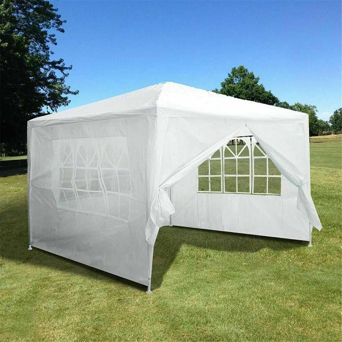 Oxford Cloth Party Tent Wall Sides Waterproof Garden Patio Outdoor Canopy 3x3m Sun Wall Sunshade Shelter Tarp Sidewall Sunshade