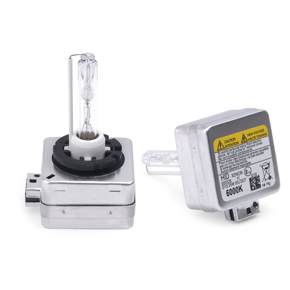 2pcs 12V 35W D1S Xenon HID Bulbs Headlights Car Lamp converter adapter base 4300K 5000K 6000K 8000K 10000K 12000K