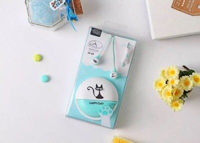 Diid Creatieve Cartoon In-Ear Hoofdtelefoon Kat Praten Met Een Microfoon Headset Stijl Raakte De ID65