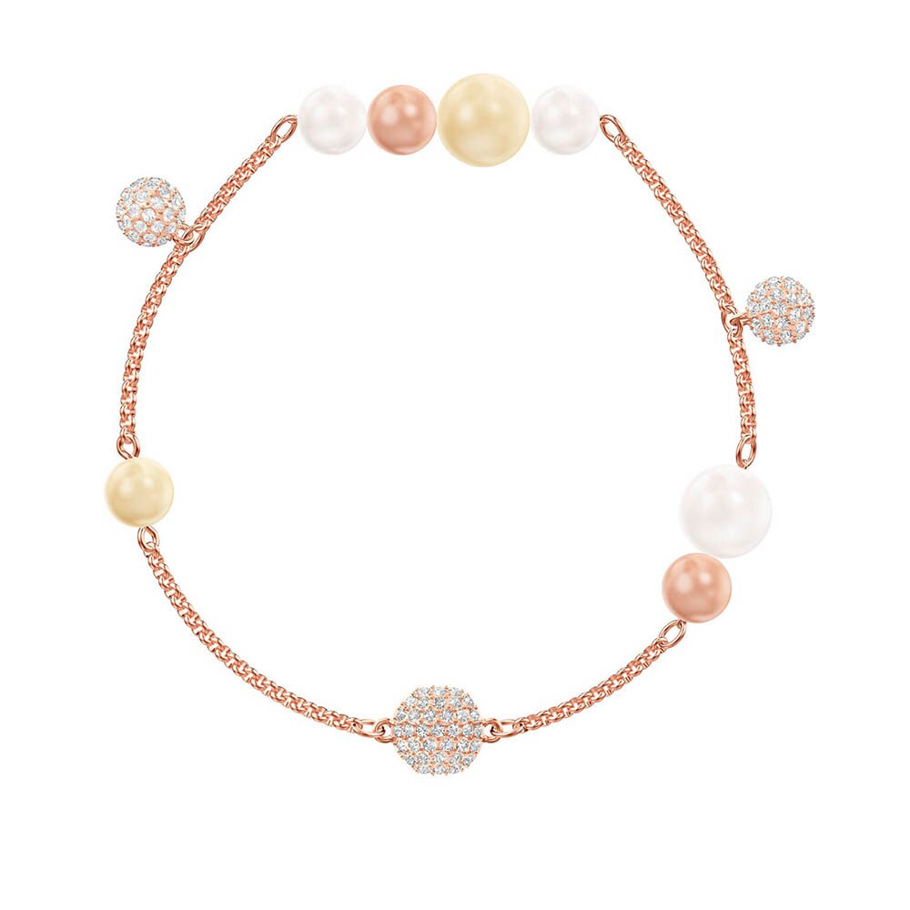 Armband met verborgen magneetsluiting en verenbloemen, verstelbare ketting: 8