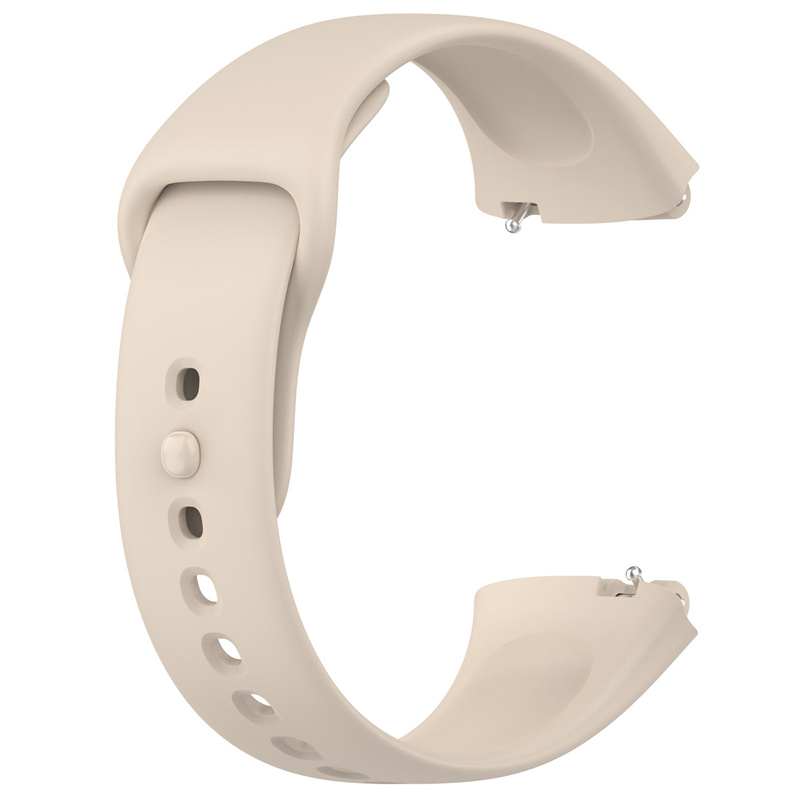 Ersatz-Uhrenarmband für Xiaomi Redmi Watch 3 Active/3 Lite Uhrenarmbänder Armband für Redmi Watch 3 Lite Armband Correa Armband: M / Silber weiß
