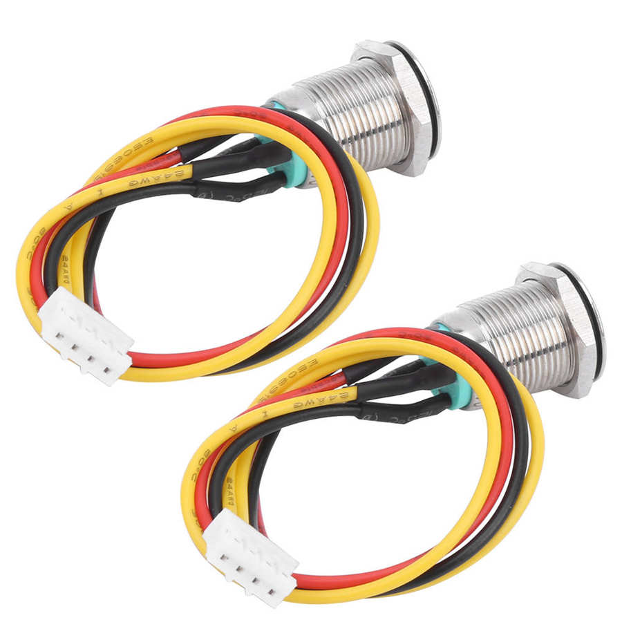 2PCS Scooter Light Switch ON-OFF Handlebar Adjustable Mount Waterproof Switches Button 3-6V Headlight Switch Scooter Accessory