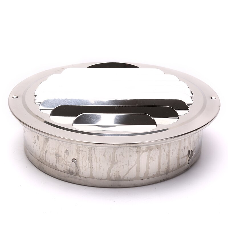 1pc Stainless steel Exterior wall air outlet vent grille 70-200mm round duct cap