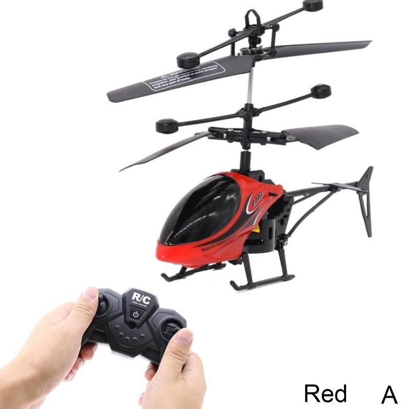 RC Mini helicóptero de 2 vías Helicóptero De Control Remoto remotos resistente caída ligera con helicóptero de Control de niños T N6H4: red
