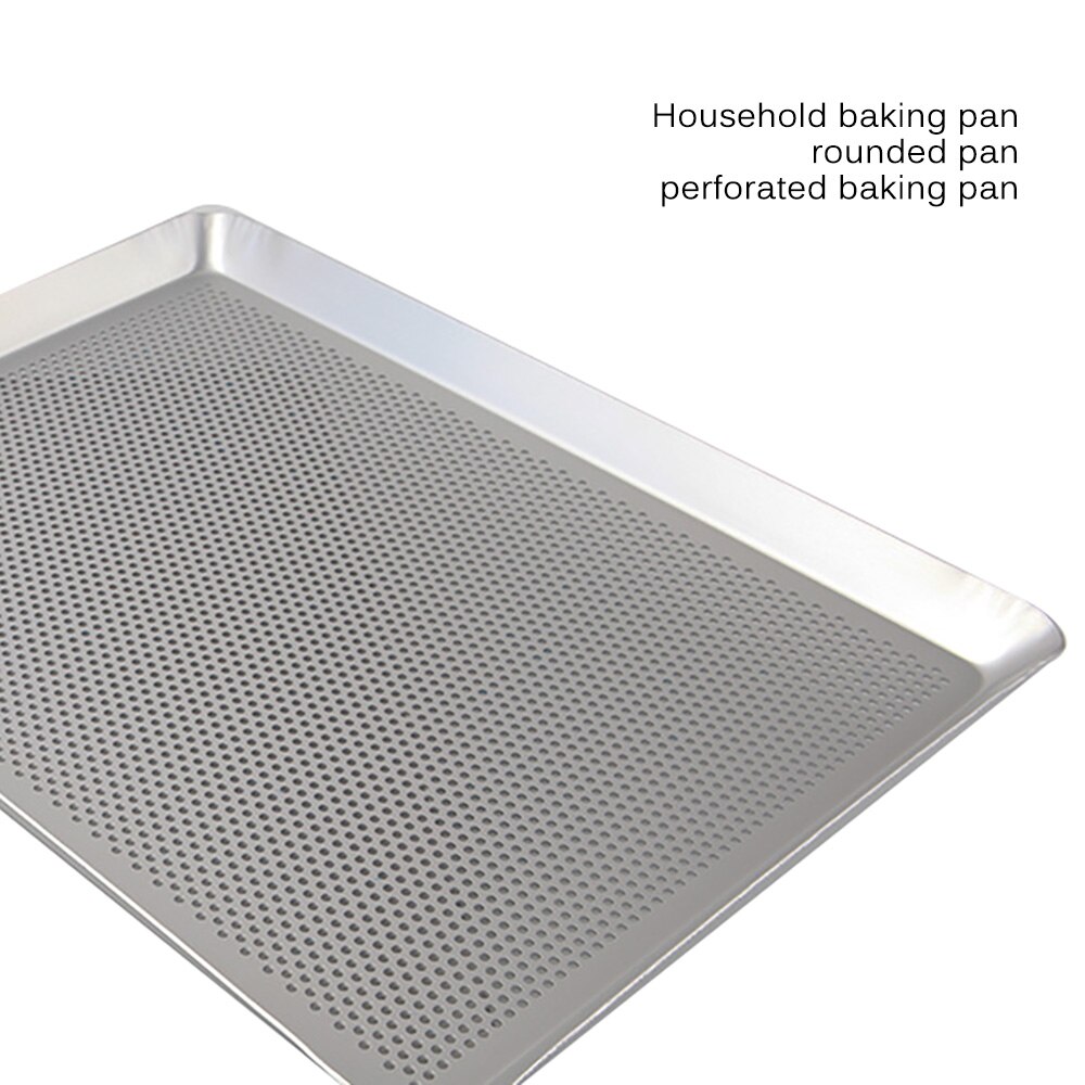 Rechthoek Bakken Pan Aluminium Non-stick Cake Cookies Geperforeerde Lade Oven Bakken Pan Roosteren Pan