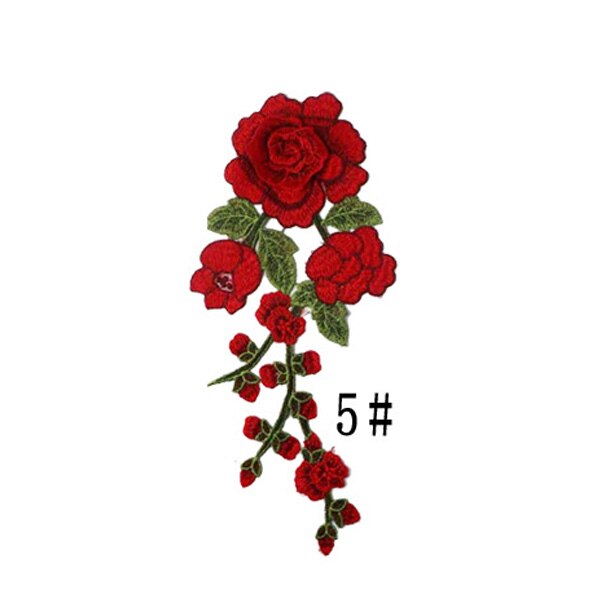 DIY Applique Water Soluble Embroidery Costume Decoration Jeans Patch Decals Accessories: 5