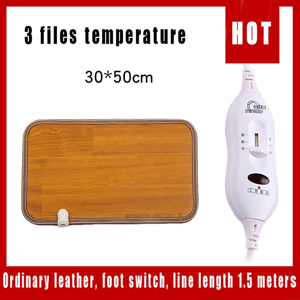Best Selling Producten Elektrische Voet Voeten Verwarming Warmer Pad Verwarmde Vloer Tapijt Mat Voor Kantoor