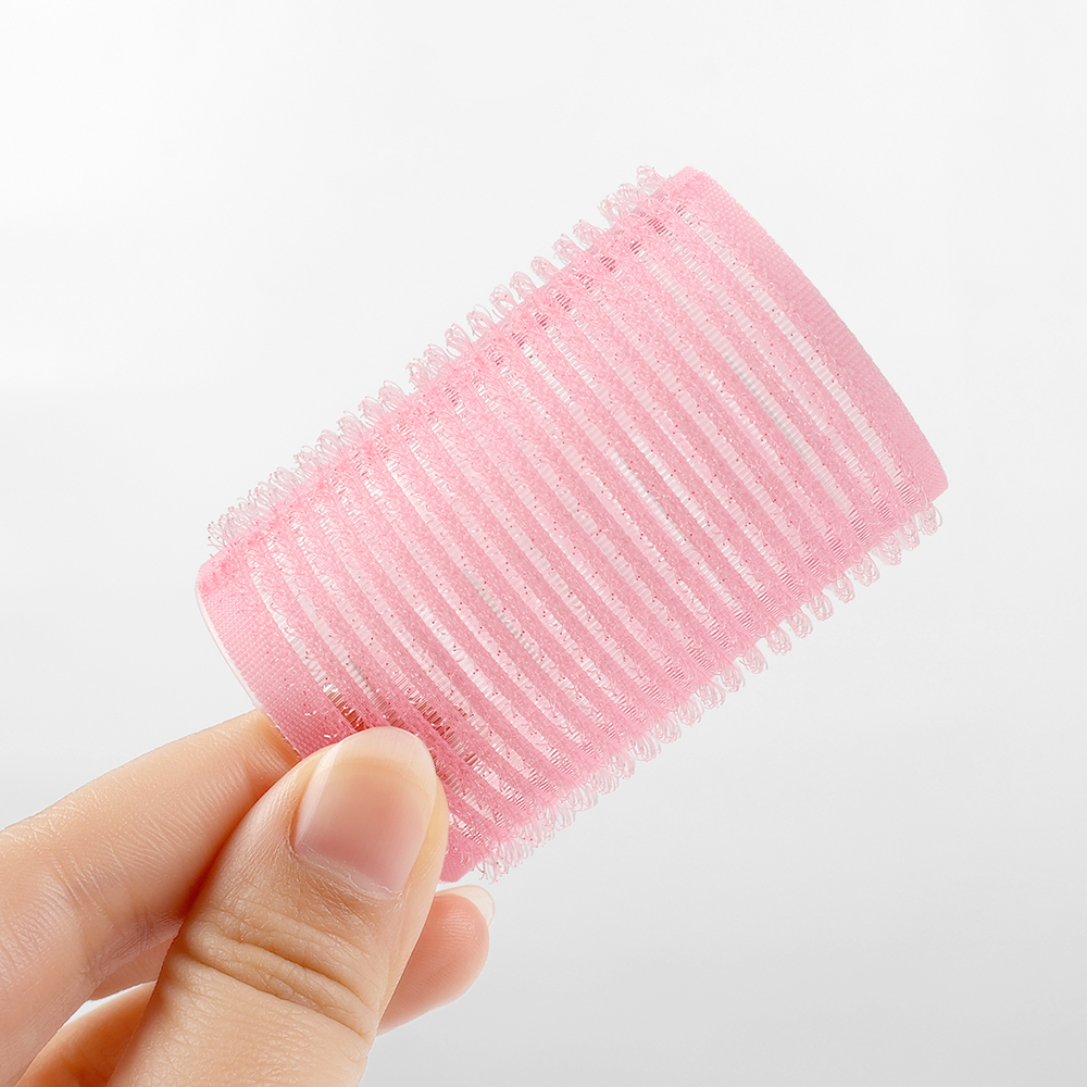 Rodillos para el cabello con agarre automático sin calor, rizadores para el cabello sin calor, flequillo, volumen, gancho y bucle autoadhesivo, accesorio para peinados DIY para mujer