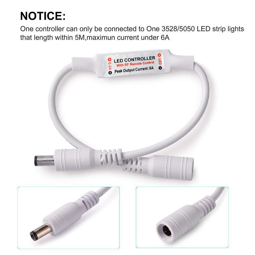 11KEY RF Wireless Led Remote Controller Led Dimmer Control For Single Color Light Strip SMD 5050/3528/5630/3014 with battery