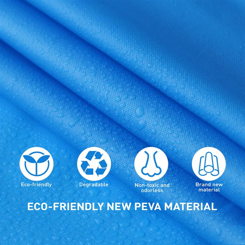 MOVTOTOP 4PCS Reusable Rain Ponchos Portable Durable Emergency Practical Raincoat Rain Poncho Rainwear for Women Kids Men Adults