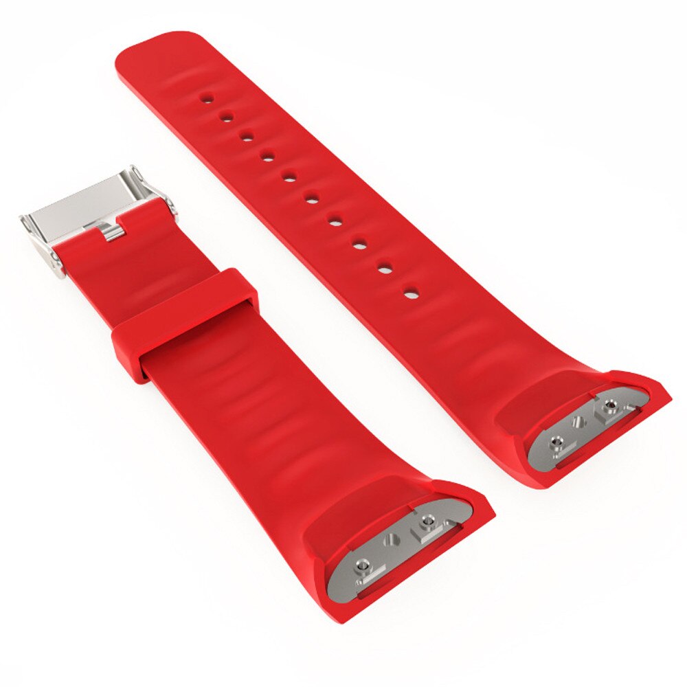 Bracelet en Silicone pour Samsung Gear Fit 2 montre de remplacement de sport bracelet de montre pour Samsung Fit2 SM-R360 accessoires: Red