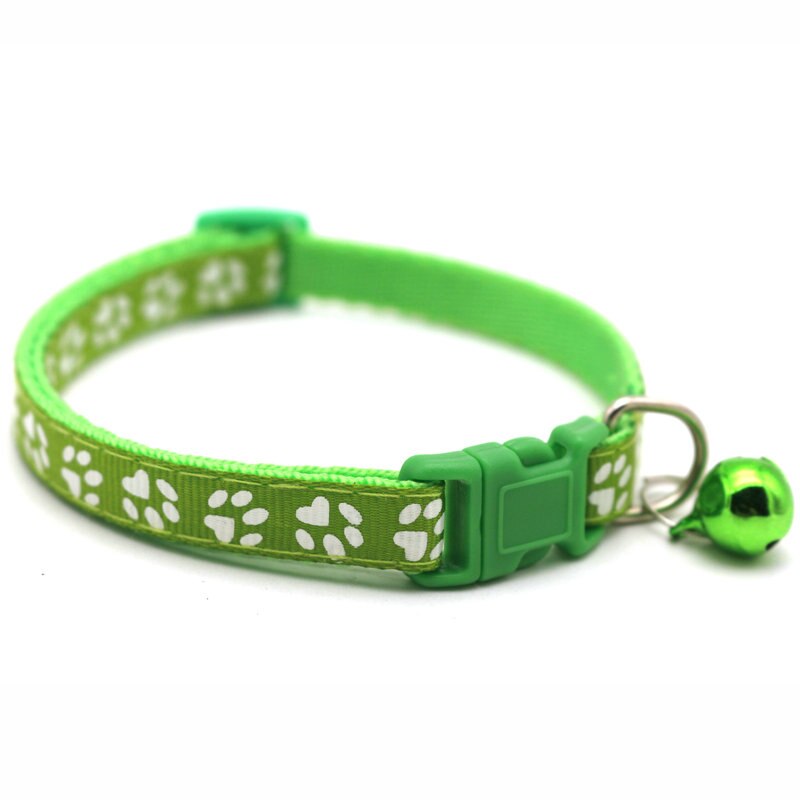 Collier de chat de compagnie fournitures collier de chien avec cloche réglable boucle collier accessoires collier pour chats petits chiens Chihuahua harnais: K