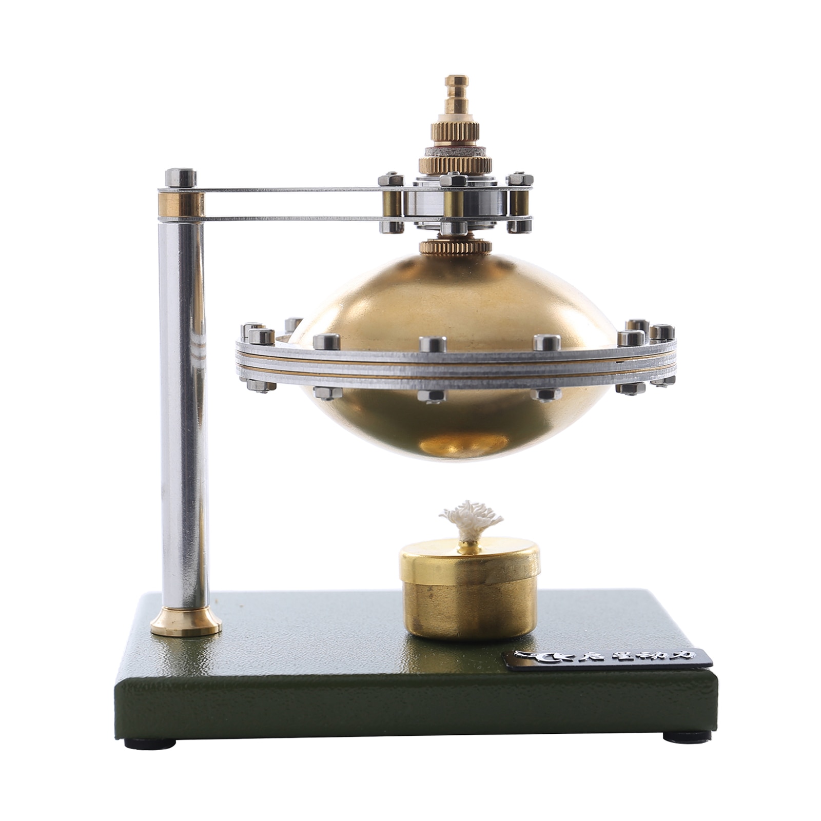 Ufo Spin Schorsing Air Stirling Engine Motor Stoom Warmte Elektriciteit Generator Machine Onderwijs Model Speelgoed Kits