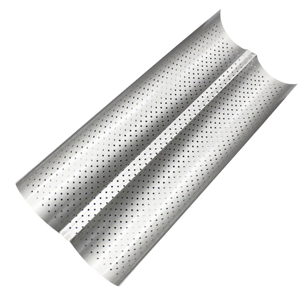 Toast Bread Cake Tray Long Bread Mold Carbon Steel Kitchen Non-stick Baking Pan for Household Kitchen Helping Decor: S Silver