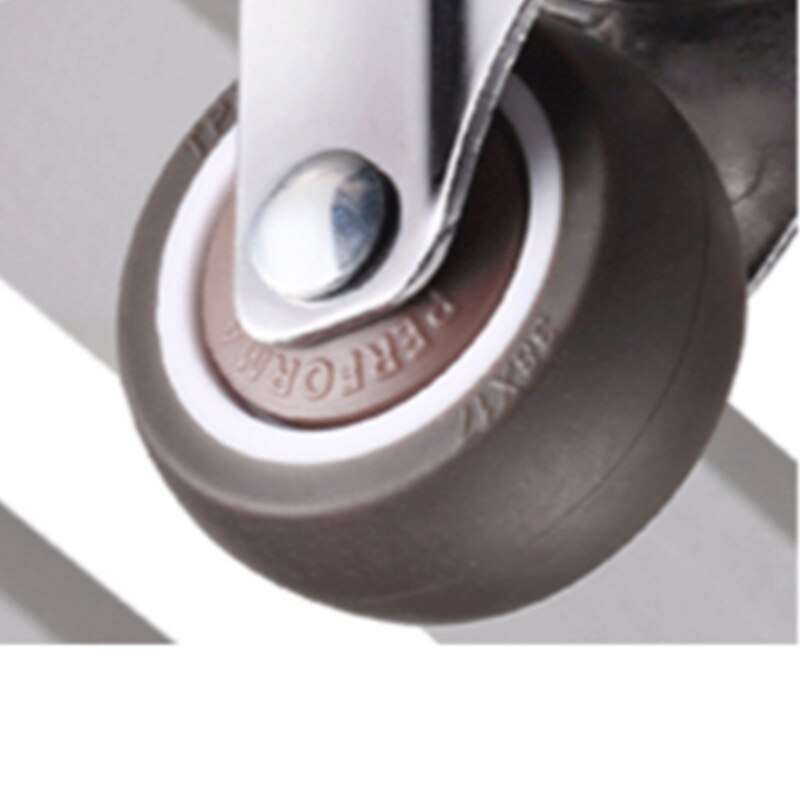 L-Vormige Plaat Swivel Caster Kogellager L-Clip Side Mount Plaat Tpe Rubber Wiel Metalen Behuizing 4 pack Stille Moving