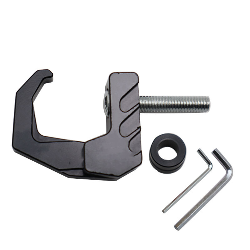 Motorcycle Hook Eagle Claw Hanger Durable Screw Aluminum Motorbike Helmet Bags Gadget Glove Scooter Carry Holder Folding Hook: Blue
