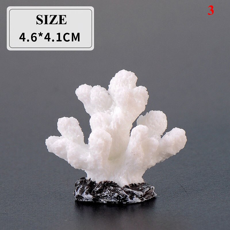 de Coral Artificial, decoración de Acuario, adornos pequeños, decoración de pecera, paisaje, accesorios de acuario: 3