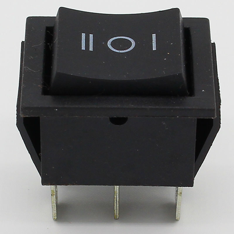 2pcs momentary rocker switch 6 flat pins,double sides spring return to middle after released