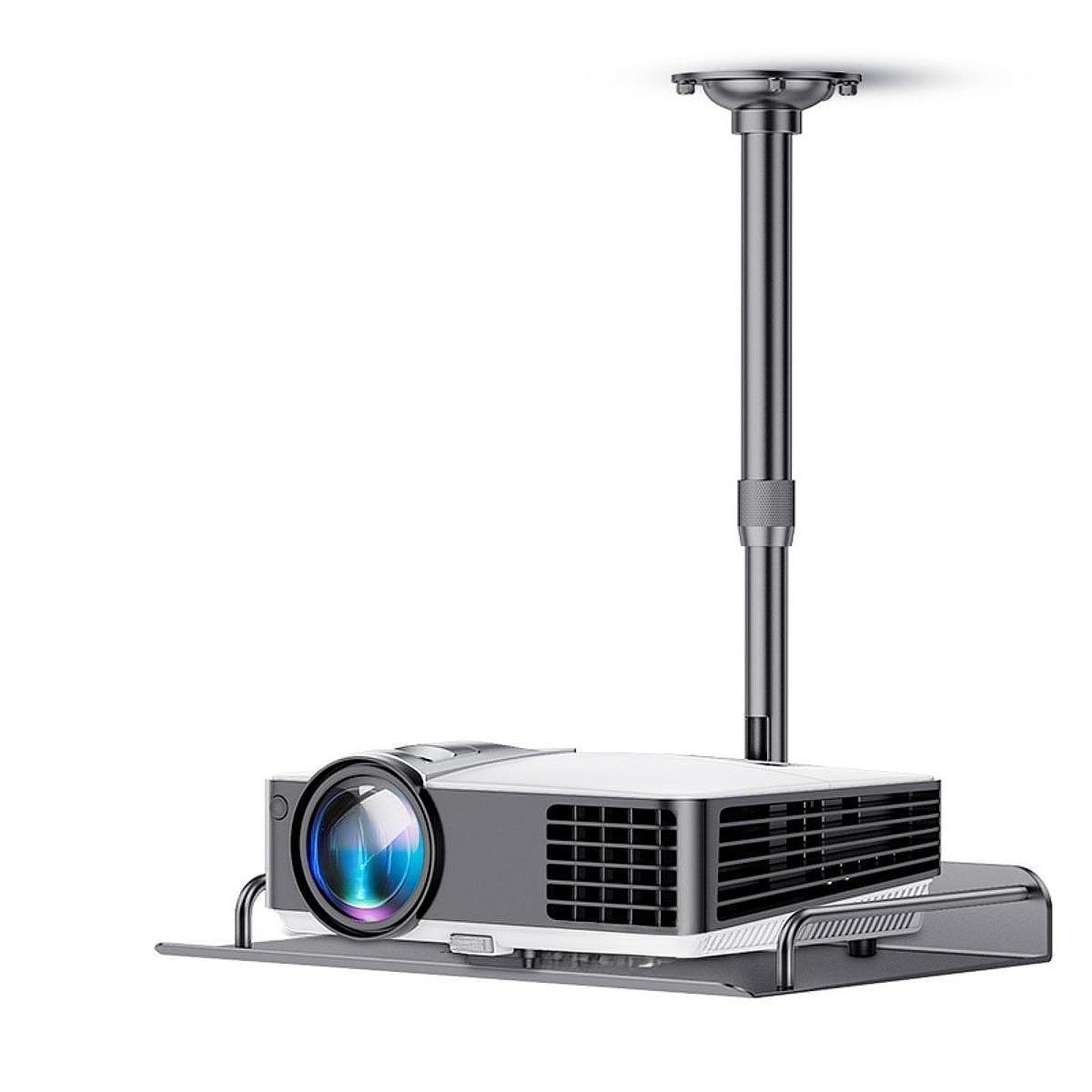 Projector Ceiling Mount Tray Cable Routing Office Bedroom Height Adjustable