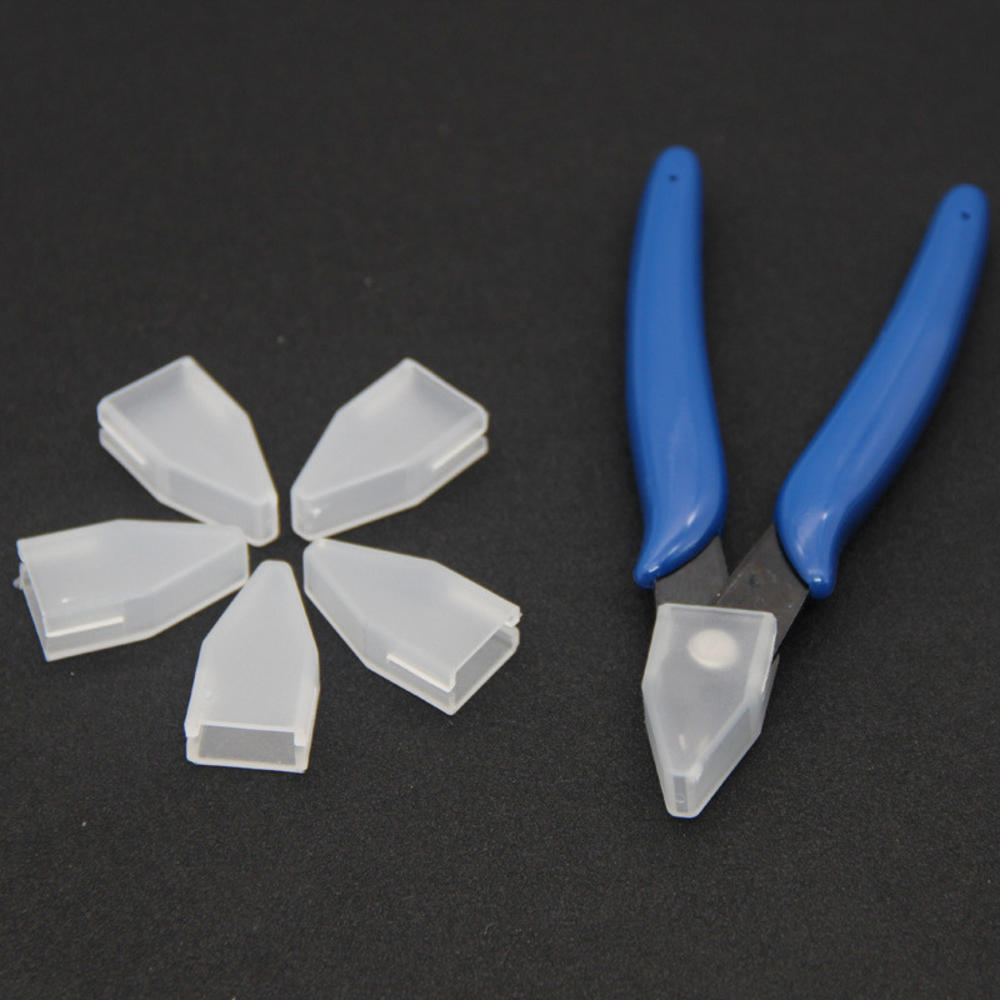 10pcs/set Nipper Protective Cover Plastic Cutting Pliers Special Protective Lids 5/3.5 Inch Diagonal Universal Anti-stab Caps