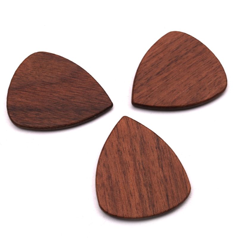 2 stuks Zwarte Walnoot Hout Skelet Akoestische Basgitaren Pick Peddels Gitaar Spelen Accessoires Skelet Akoestische