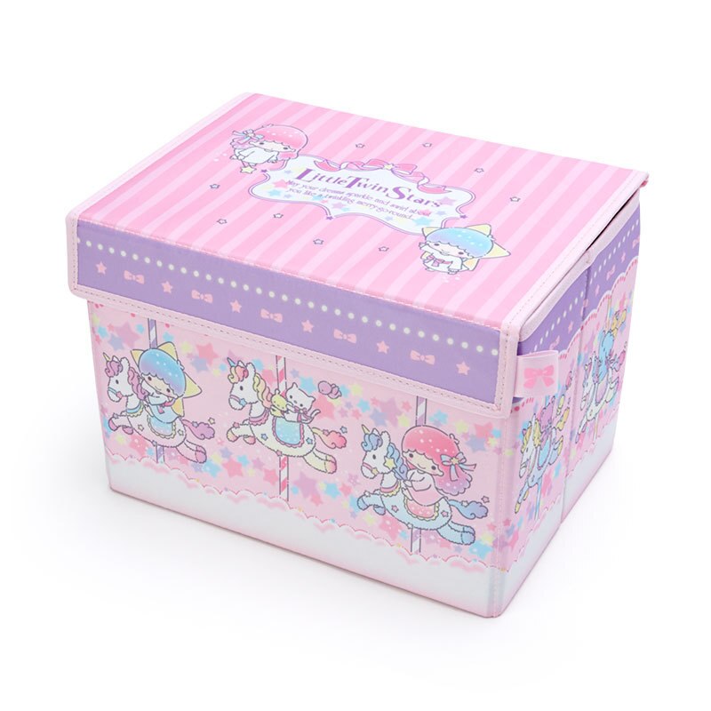 Household Japanese-style Cute Fabric Foldable Storage Box with Lid Can Store Books and Toys, Sundries In Student Dormitory.: 6