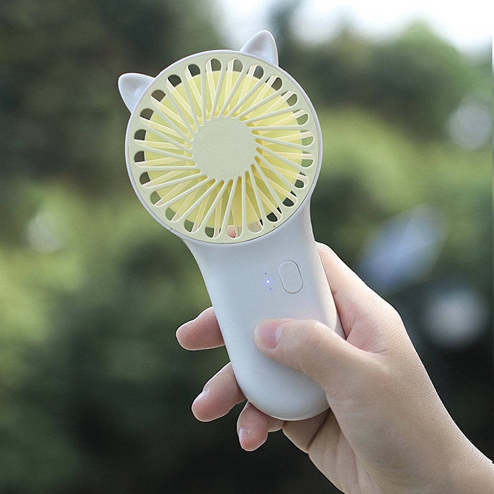Handheld Fan Portable 800mah Rechargeable Fan 3 Speed Setting USB Charging For Home Office Travel And Outdoor