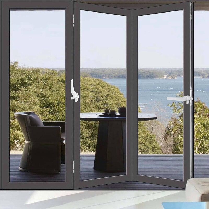 Verdikte Plastic Stalen Deur En Raam Handvat Met Slot Voor Dubbele Beglazing Aluminium Deur Handvat Venster Handvat Klink Sloten