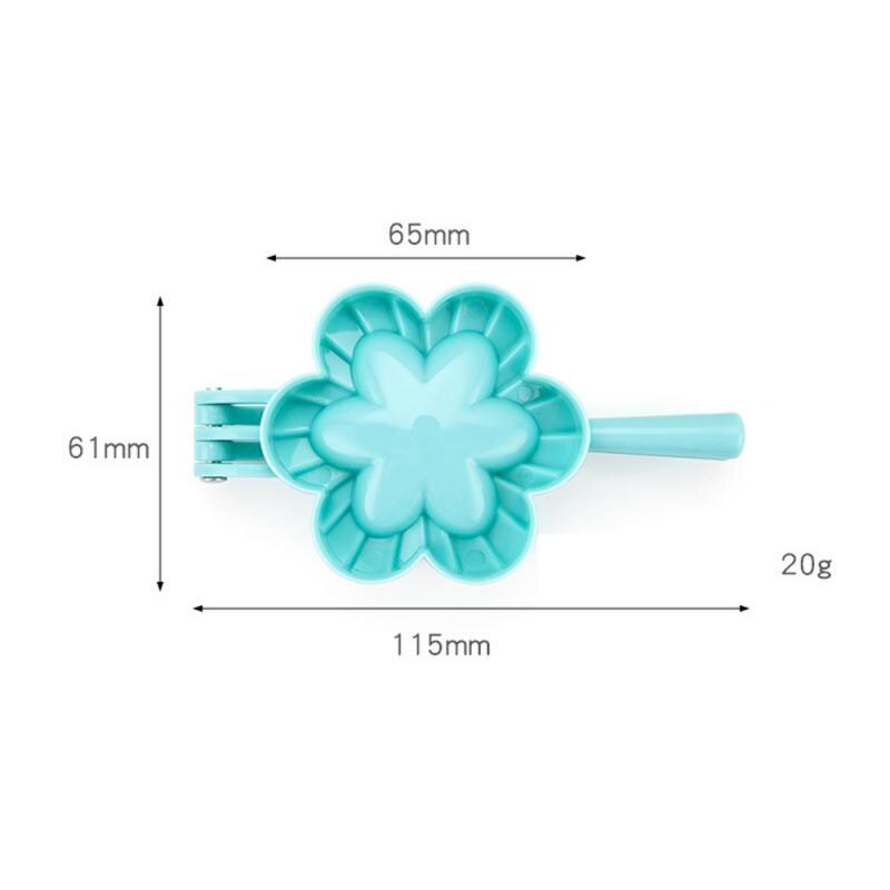 Keuken Dumpling Mold Hart Vlinder Bloem Modellen Diy Dumplings Tool Deeg Druk Pie Dumpling Ravioli Moul Bakken Accessoires: flower L