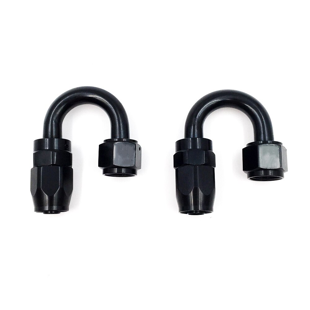 Car Black Universal Braided Fuel Line Hose Rubber Hose with AN6 Hose Fitting Kit Car Accessories